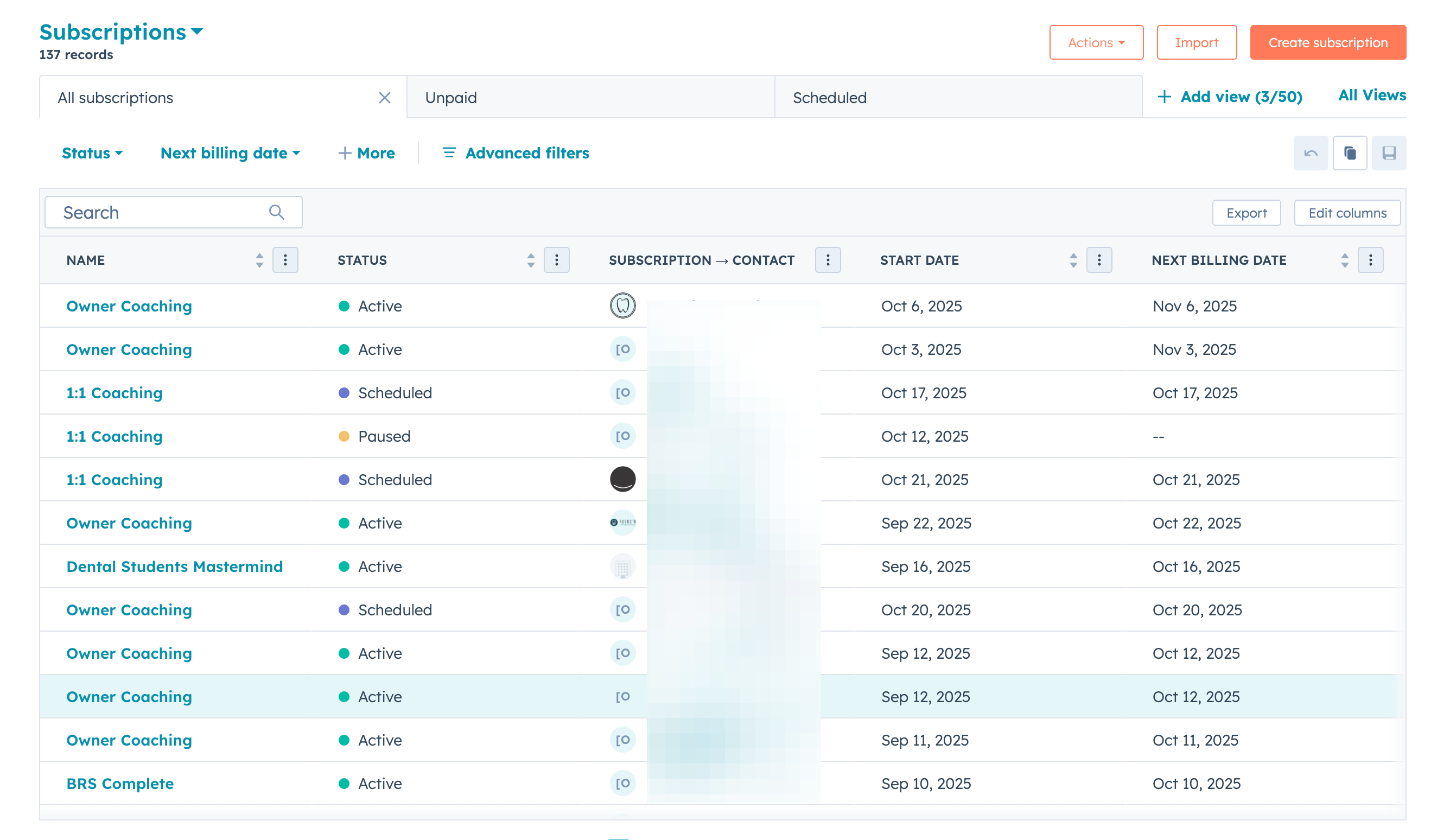 Suscription Payments - Commerce Hub