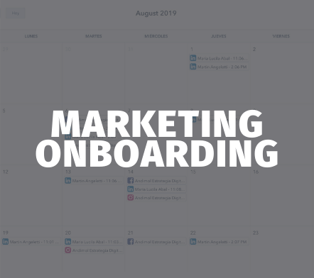 Marketing Onboarding