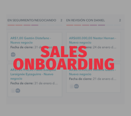 Onboarding  Ventas